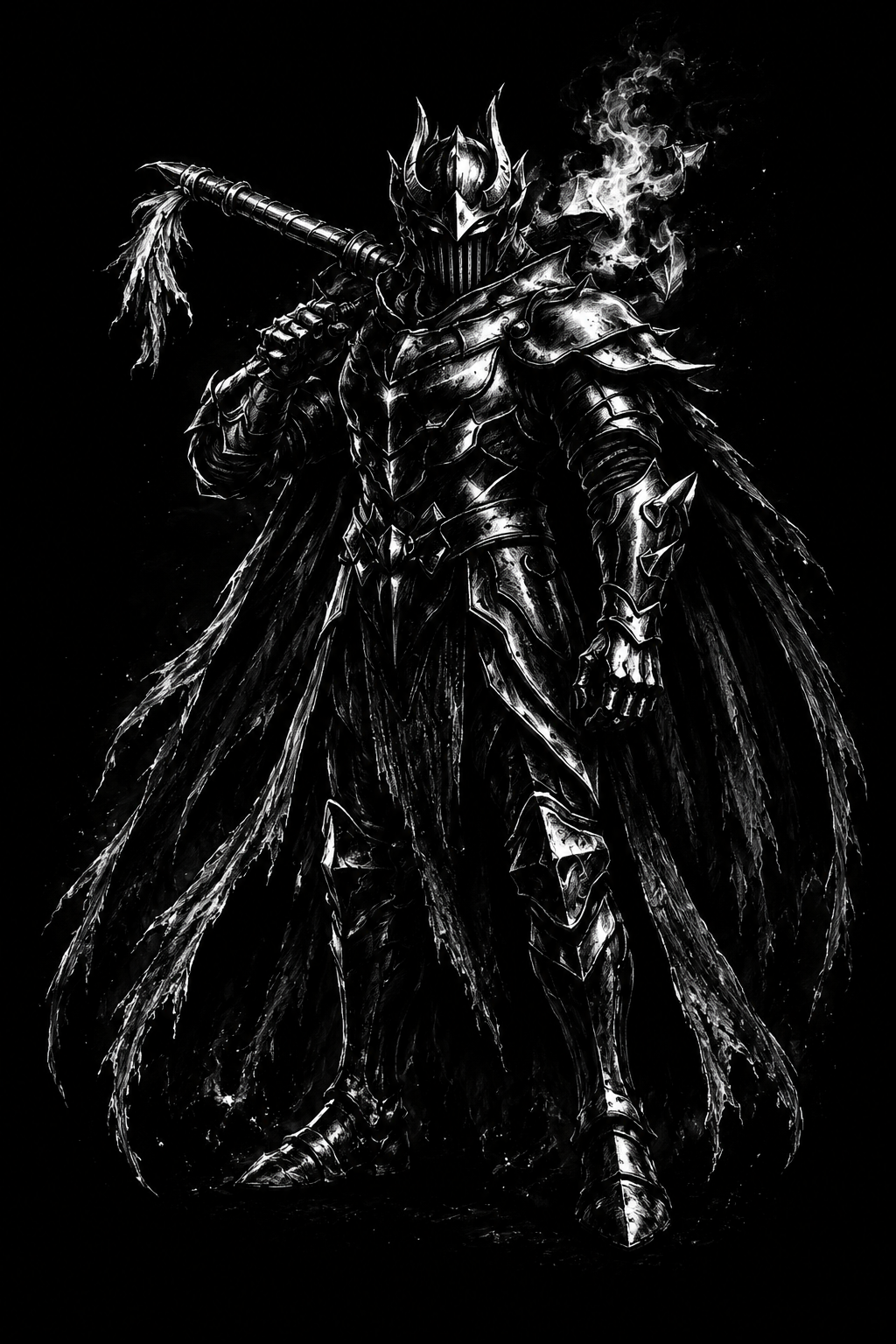 Armored knight artwork